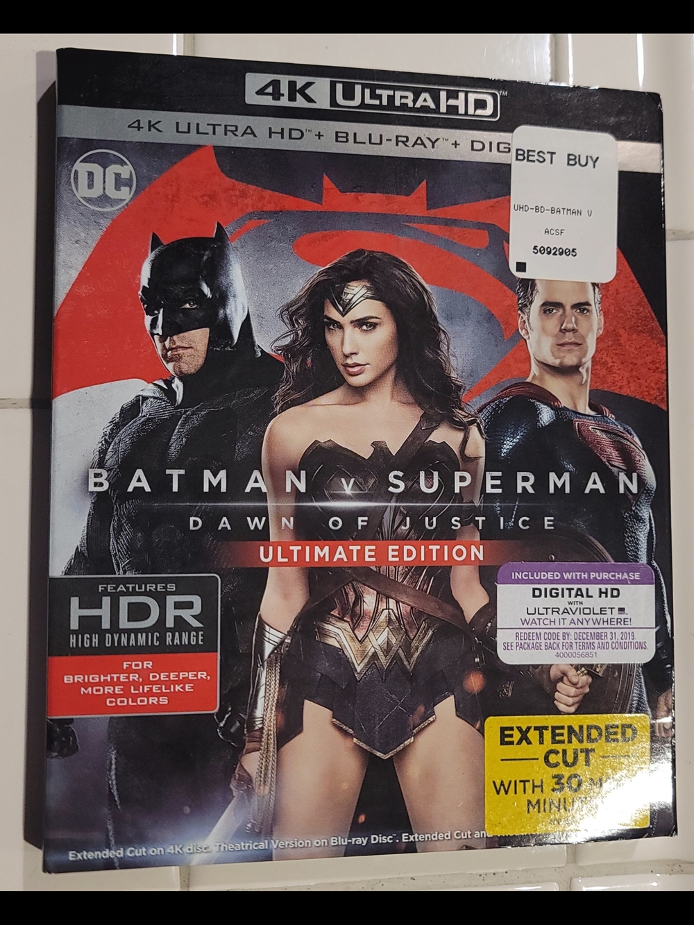 Batman v Superman: Dawn of Justice - 4K Ultra HD (Ultimate Edition)
